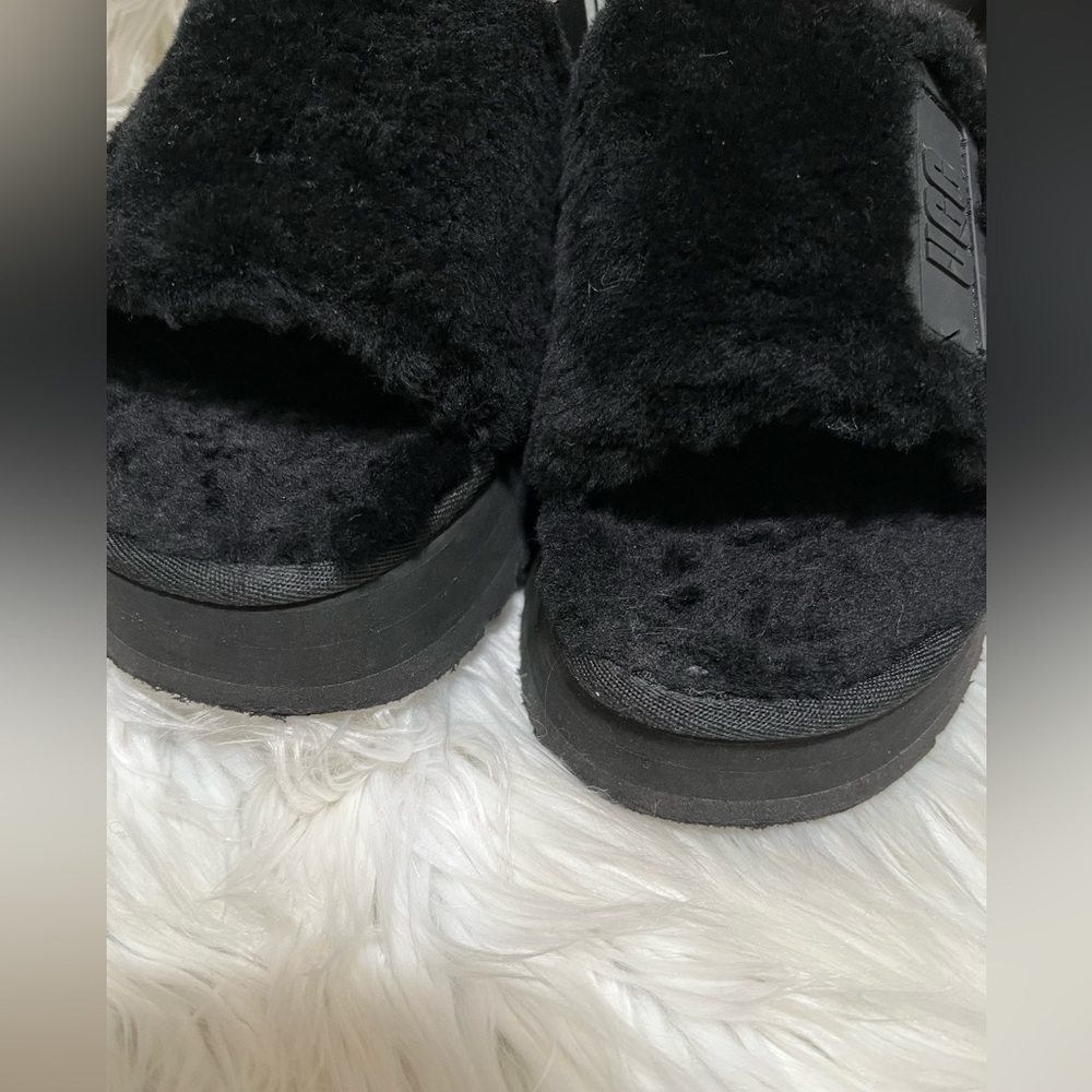 Ugg Disco Slide Fur Sandals - image 2